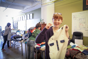 Indy Hall Clothing Swap April 2013 by Kara LaFleur is licensed under CC BY-NC-ND 2.0